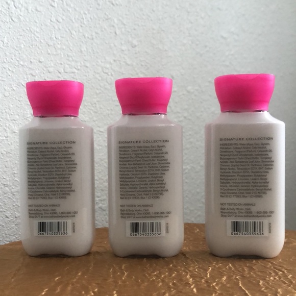 Bath and Body Works Bundle: 3 Mini Hello Beautiful Hand Lotions - Picture 2 of 3